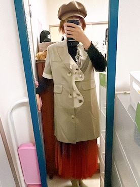 「Honeys（ハニーズ）のアイテム」を使った、amiruri184さん（レディース・164cm）の秋コーディネート