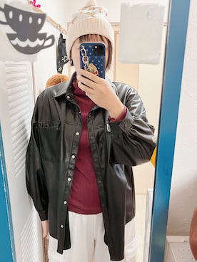 「Honeys（ハニーズ）のアイテム（パンツ）」を使った、amiruri184さん（骨格ウェーブ・レディース・164cm）の秋コーディネート