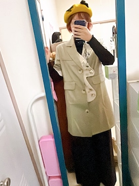 「Honeys（ハニーズ）のアイテム」を使った、amiruri184さん（レディース・164cm）の秋コーディネート
