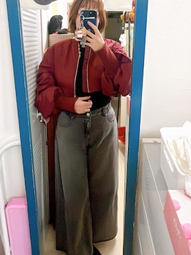 「SLY（スライ）のアイテム（ジャケット/アウター）」を使った、amiruri184さん（レディース・164cm）の春コーディネート