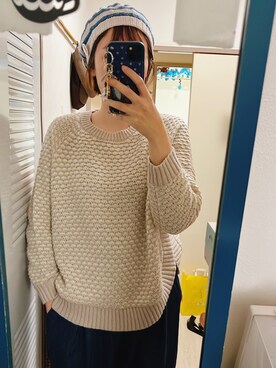 「AS as know as（エーエス アズノウアズ）のアイテム（トップス）」を使った、amiruri184さん（レディース・164cm）の冬コーディネート
