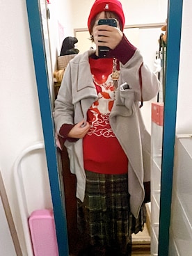 「アイテム（ブルゾン）」を使った、amiruri184さん（レディース・164cm）の秋コーディネート