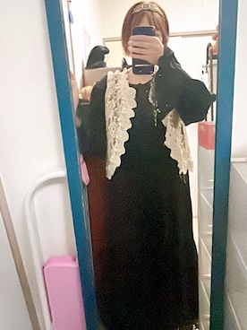 「アイテム（カチューシャ）」を使った、amiruri184さん（レディース・164cm）の秋コーディネート