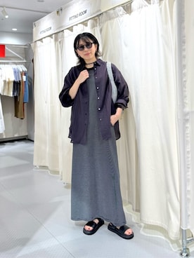 「アイテム（ワンピース/ドレス）」を使った、MORIさん（レディース・159cm・30代）の秋コーディネート