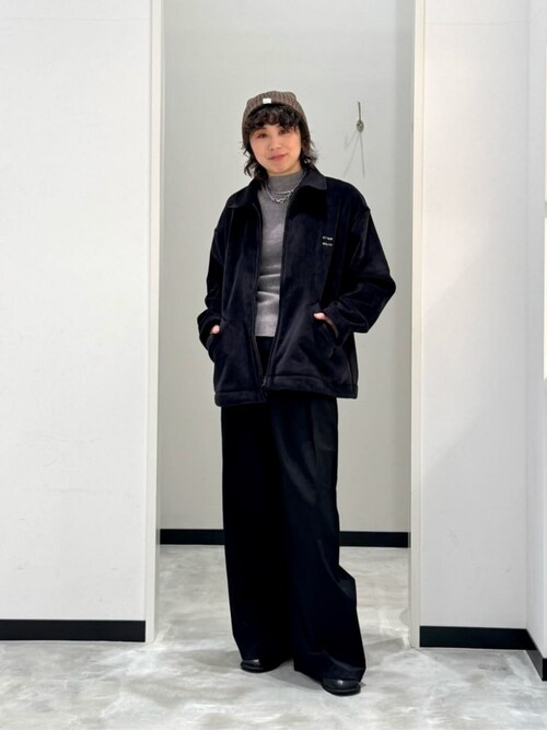 【Rene】クリーニング済 厚みのあるジップアップ ニットコート 36 Rene】クリーニング済 厚みのあるジップアップ ニットコート 36