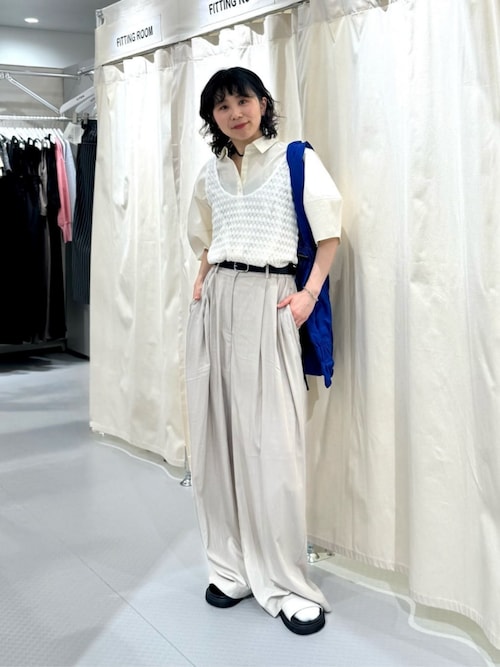 ＜CITEN＞サマー3タックイージーワイドパンツ