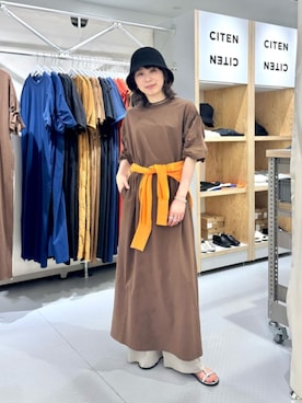 「アイテム（チョーカー）」を使った、MORIさん（レディース・159cm・30代）の夏コーディネート
