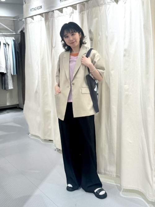 ＜CITEN＞サマー3タックイージーワイドパンツ