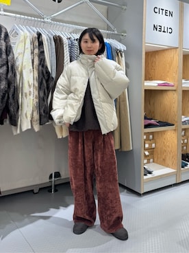 「アイテム（ブーツ）」を使った、MORIさん（レディース・159cm・30代）の冬コーディネート