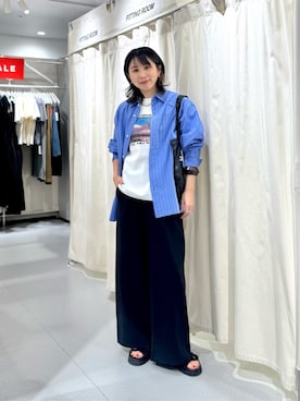 「アイテム（スウェットパンツ）」を使った、MORIさん（レディース・159cm・30代）の秋コーディネート