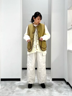 「骨格_ナチュラル」｜MORIさん（レディース・159cm）の秋コーディネート