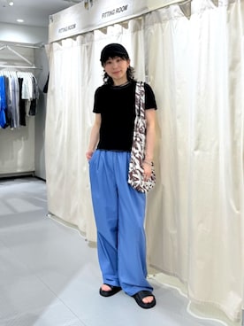 「アイテム（キャップ）」を使った、MORIさん（レディース・159cm・30代）の夏コーディネート