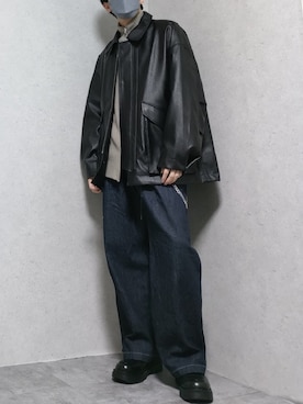 「RAGEBLUE（レイジブルー）のアイテム（財布/小物）」を使った、simさん（メンズ・168cm）の秋コーディネート