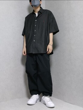 「アツいコーデ全部見せ」｜simさん（メンズ・168cm）の夏コーディネート