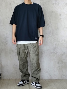 「sage de cret（サージュデクレ）のアイテム」を使った、simさん（メンズ・168cm）の夏コーディネート