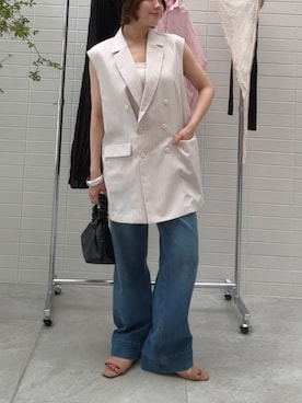 CF ECスタッフさん（レディース・154cm）の夏コーディネート