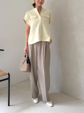 CF ECスタッフさん（レディース・165cm）の春コーディネート