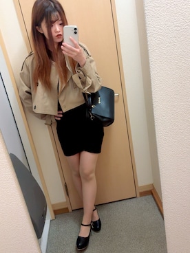 「アイテム（パンプス）」を使った、mii♡さん（レディース・155cm・20代）の春コーディネート