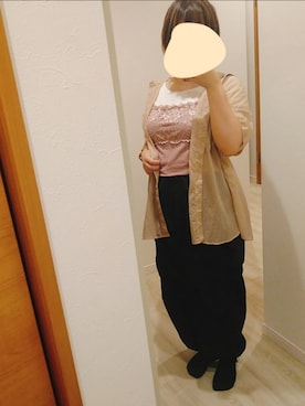 「Java（ジャバ）のアイテム」を使った、みりんさん（レディース・152cm）の夏コーディネート