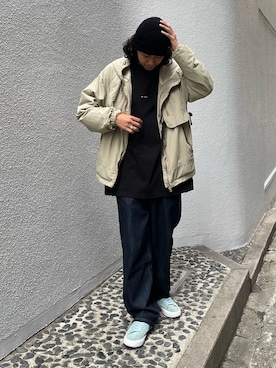「CANAL JEAN（キャナルジーン）のアイテム（ジャケット/アウター）」を使った、かくさん（メンズ・175cm）の秋コーディネート