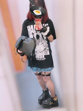 「YOSUKE（ヨースケ）のアイテム」を使った、ぱふちよ子さん（レディース・160cm）の春コーディネート