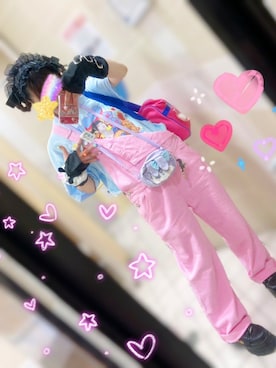 「ヘッドドレス」｜ぱふちよ子さん（レディース・160cm）の春コーディネート