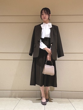 「パーティー」｜「アイテム（ジャケット/アウター）」を使った、Yamazawa.aさん（レディース・167cm）の夏コーディネート