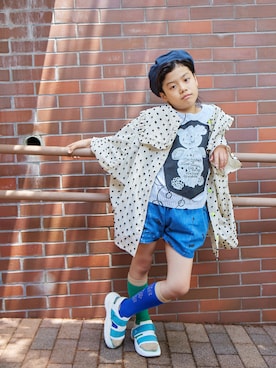 「アイテム（ジャケット/アウター）」を使った、KODAIさん（キッズ・131cm）の夏コーディネート
