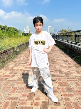 「アイテム（その他パンツ）」を使った、KODAIさん（キッズ・135cm）の秋コーディネート