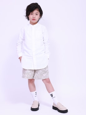 「アイテム（レッグウェア）」を使った、KODAIさん（キッズ・131cm）の夏コーディネート