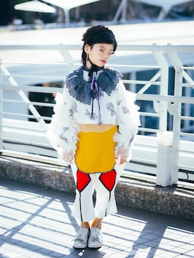 「GRISのアイテム」を使った、KODAIさん（キッズ・131cm）の冬コーディネート