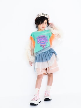 「CONVERSE（コンバース）のアイテム」を使った、KODAIさん（キッズ・129cm）の夏コーディネート