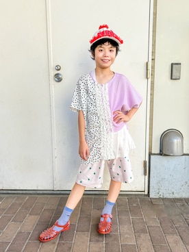 「3coins（3coins）のアイテム」を使った、KODAIさん（キッズ・135cm）の夏コーディネート