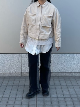 「NIKE（ナイキ）のアイテム（その他アウター）」を使った、h8さん（レディース・164cm）の冬コーディネート
