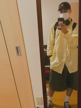 「アイテム（ヘッドフォン/イヤホン）」を使った、たおさん（メンズ・169cm）の夏コーディネート