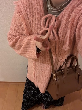 「ammy.（エイミードット）のアイテム」を使った、夏紀さん（レディース・156cm）の冬コーディネート