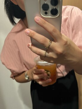 夏紀さん(レディース・155cm)の夏コーディネート