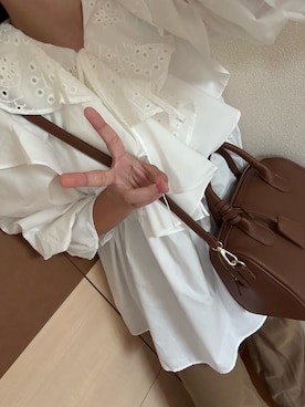 「アイテム（バレッタ/ヘアクリップ）」を使った、Natsukiさん（レディース・155cm）の夏コーディネート