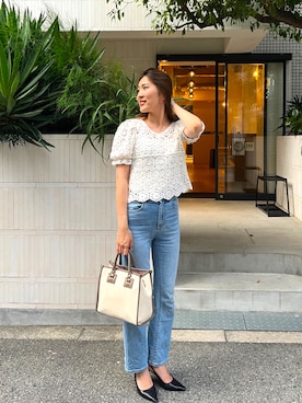 「U（ユー）のアイテム」を使った、riruuu58さん（レディース・167cm）の夏コーディネート