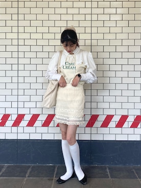 「MIRO AMURETTE（ミロアミュレット）のアイテム」を使った、hinanoさん（レディース・163cm）の夏コーディネート