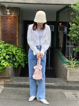 「Bibiy.（ビビィ）のアイテム」を使った、hinanoさん（レディース・163cm）の春コーディネート