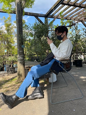 「SISLEY（シスレー）のアイテム」を使った、あさん（メンズ・172cm）の春コーディネート