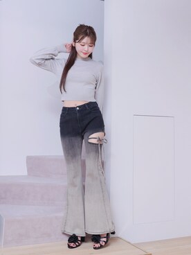 真里さん（レディース・162cm）の春コーディネート