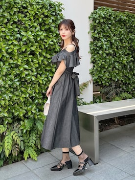 真里さん（レディース・162cm）の春コーディネート