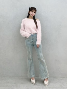 真里さん（レディース・162cm）の冬コーディネート