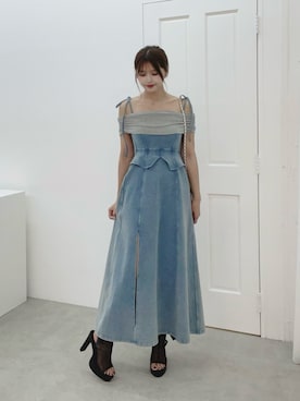 「秋服」｜「アイテム（サンダル）」を使った、真里さん（レディース・162cm）の秋コーディネート