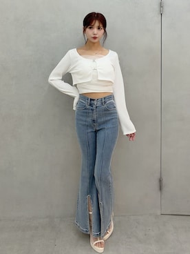 真里さん（レディース・162cm）の冬コーディネート