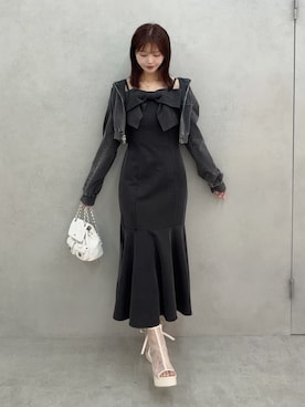 真里さん（レディース・162cm）の冬コーディネート