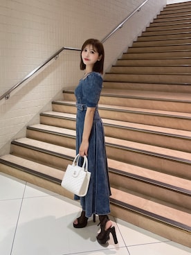 「大人可愛い、春」｜真里さん（レディース・162cm）の春コーディネート