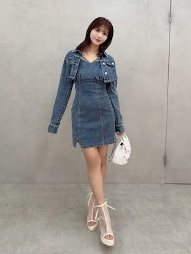 真里さん（レディース・162cm）の冬コーディネート